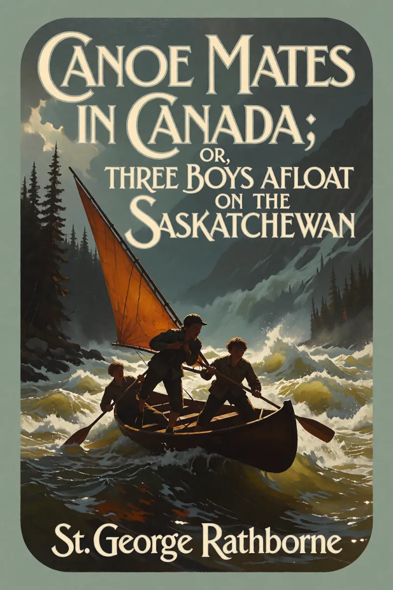 Cover of Canoe Mates in Canada; Or, Three Boys Afloat on the Saskatchewan by St. George Rathborne