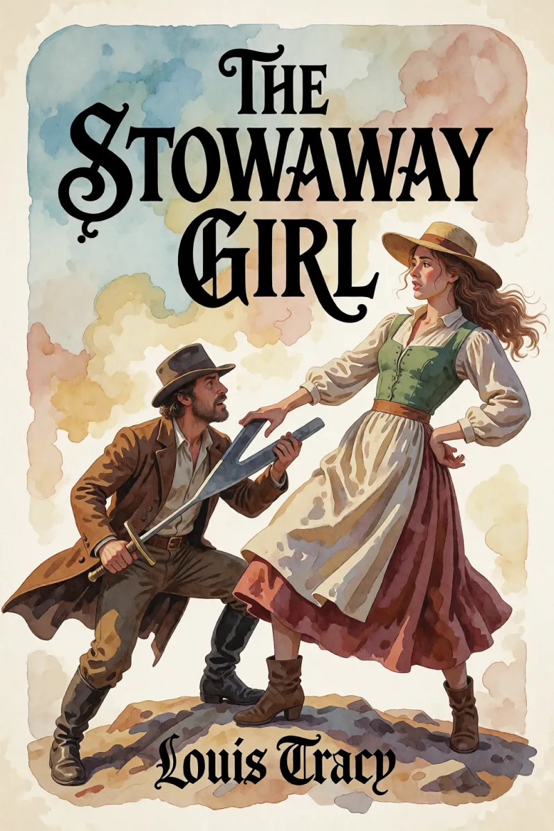Cover of The Stowaway Girl by Louis Tracy
