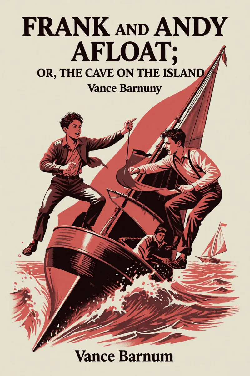 Cover of Frank and Andy Afloat; Or, The Cave on the Island by Vance Barnum