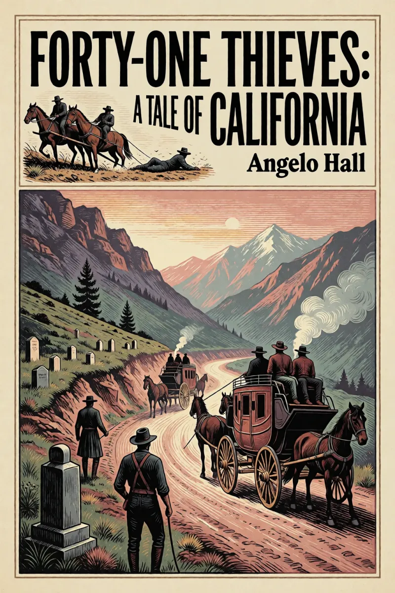 Cover of Forty-one Thieves: A Tale of California by Angelo Hall