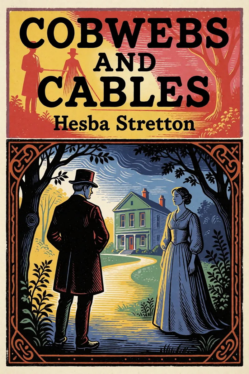 Cover of Cobwebs and Cables by Hesba Stretton