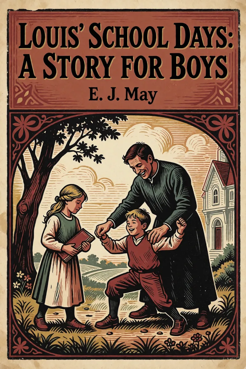 Cover of Louis' School Days: A Story for Boys by E. J. May