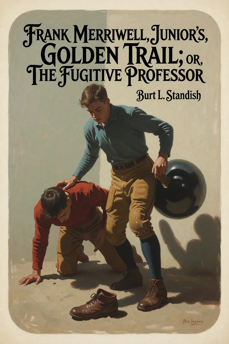Cover of Frank Merriwell, Junior's, Golden Trail; Or, The Fugitive Professor by Burt L. Standish