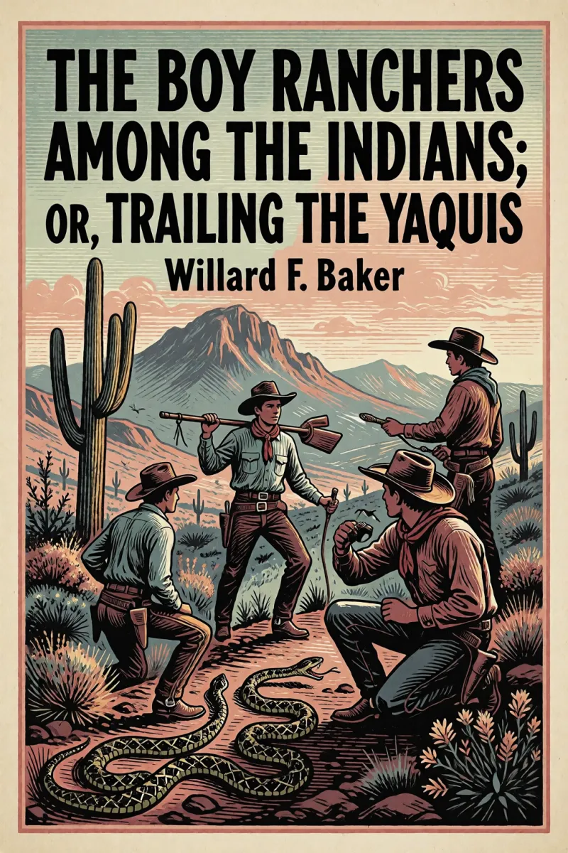 Cover of The Boy Ranchers Among the Indians; Or, Trailing the Yaquis by Willard F. Baker