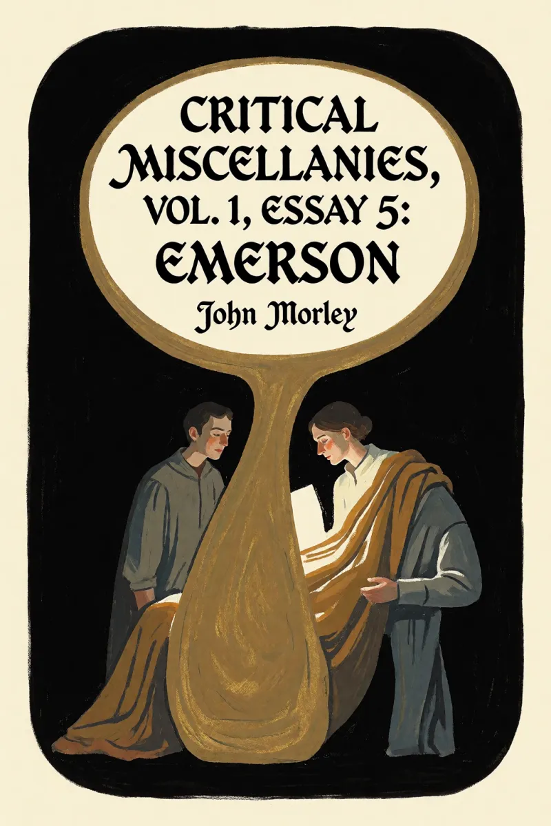 Cover of Critical Miscellanies, Vol. 1, Essay 5: Emerson by John Morley