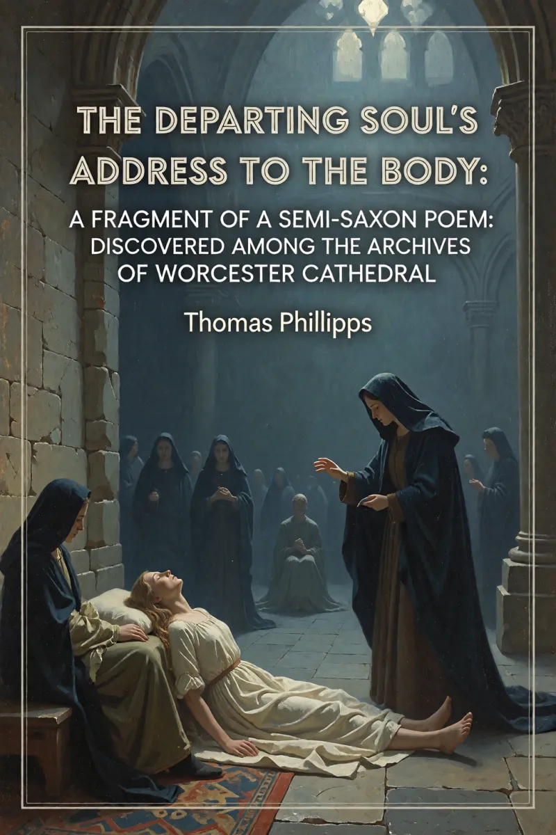 Cover of The Departing Soul's Address to the Body: A Fragment of a Semi-Saxon Poem: Discovered Among the Archives of Worcester Cathedral by Thomas Phillipps