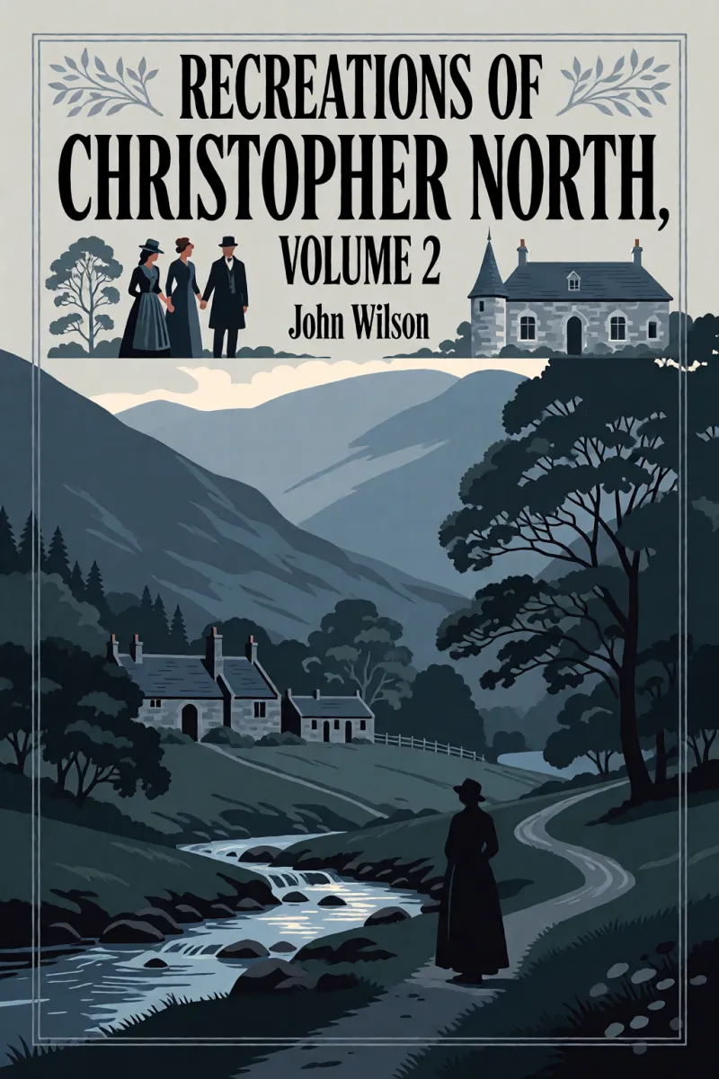 Cover of Recreations of Christopher North, Volume 2 by John Wilson