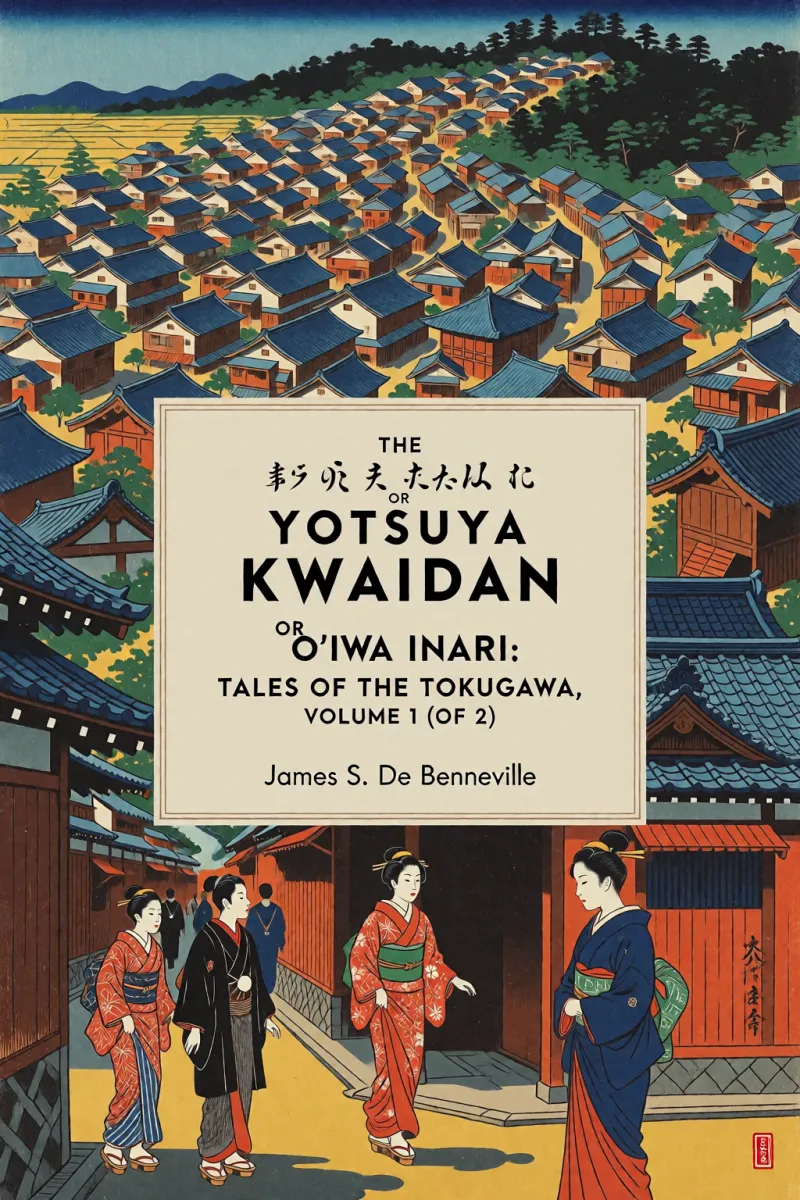 Cover of The Yotsuya Kwaidan or O'Iwa Inari: Tales of the Tokugawa, Volume 1 (of 2) by James S. De Benneville