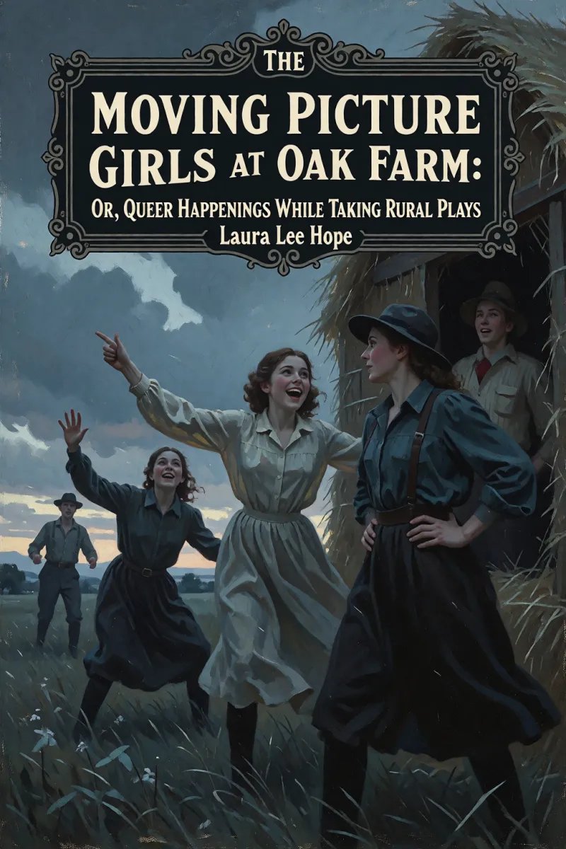 Cover of The Moving Picture Girls at Oak Farm: or, Queer Happenings While Taking Rural Plays by Laura Lee Hope