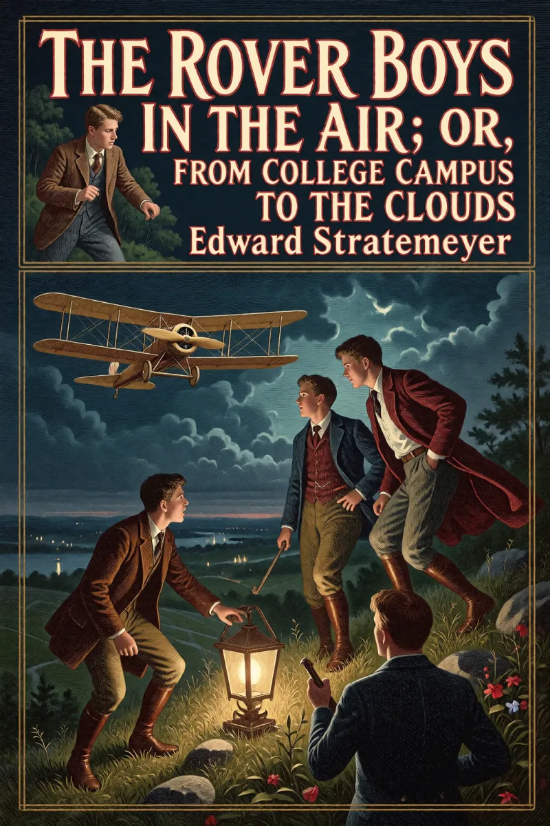 Cover of The Rover Boys in the Air; Or, From College Campus to the Clouds by Edward Stratemeyer