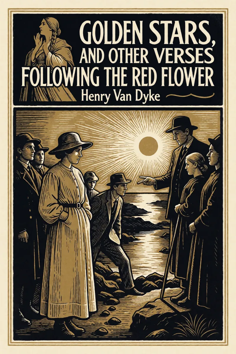 Cover of Golden Stars, and Other Verses Following "The Red Flower" by Henry Van Dyke