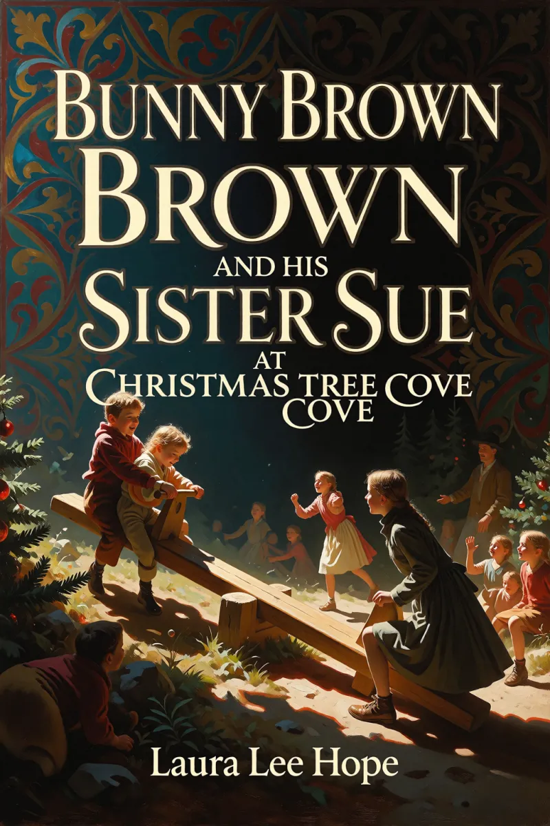 Cover of Bunny Brown and His Sister Sue at Christmas Tree Cove by Laura Lee Hope