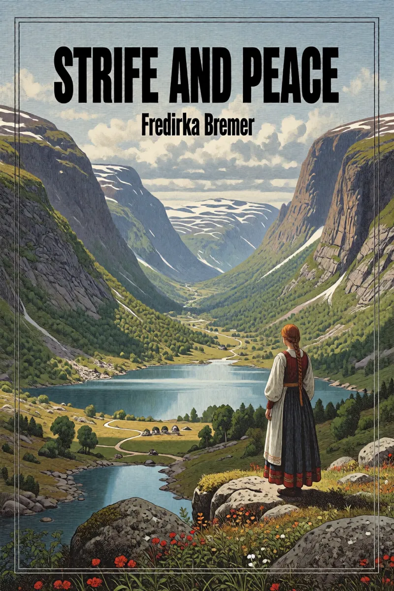 Cover of Strife and Peace by Fredrika Bremer