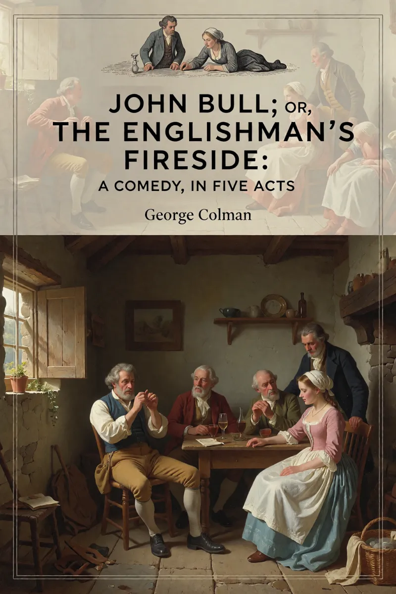 Cover of John Bull; Or, The Englishman's Fireside: A Comedy, in Five Acts by George Colman