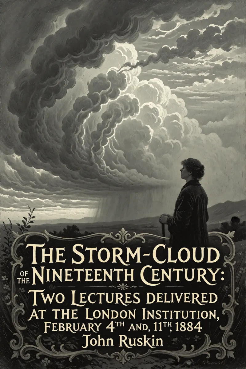 Cover of The Storm-Cloud of the Nineteenth Century: Two Lectures delivered at the London Institution, February 4th and 11th, 1884 by John Ruskin