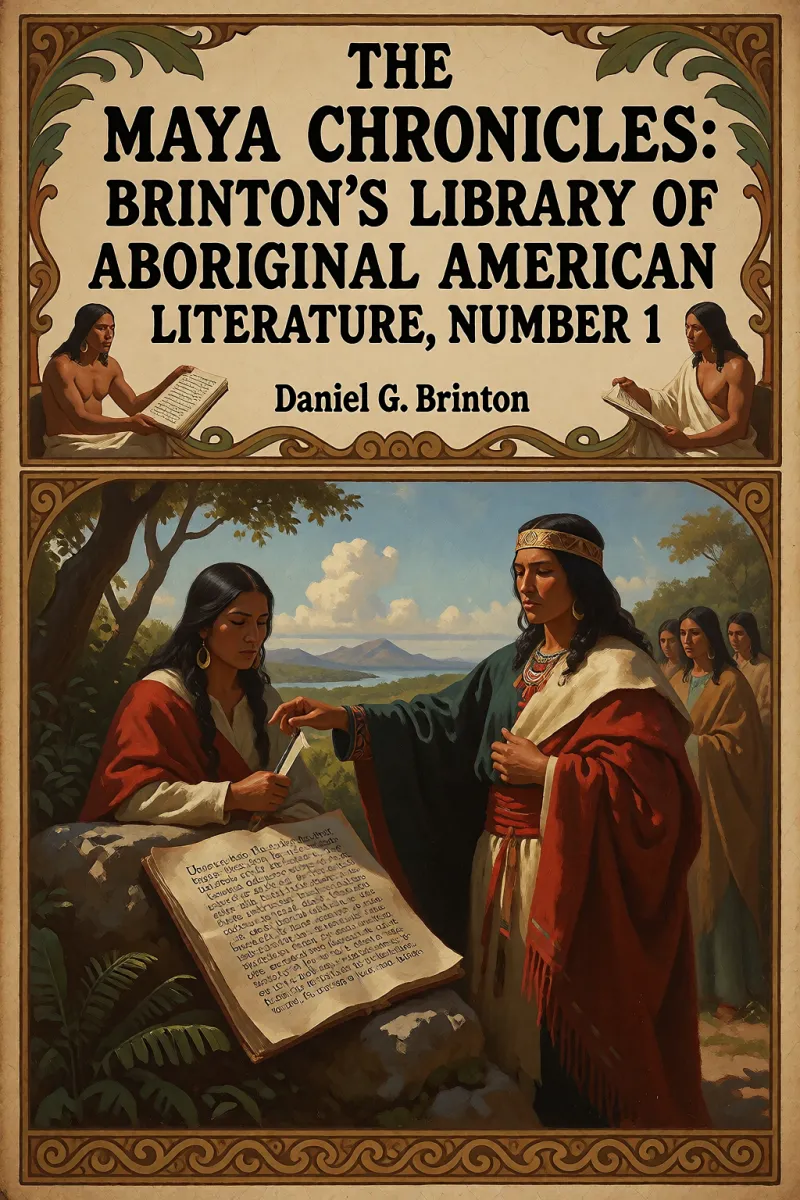 Cover of The Maya Chronicles: Brinton's Library Of Aboriginal American Literature, Number 1 by Daniel G. Brinton