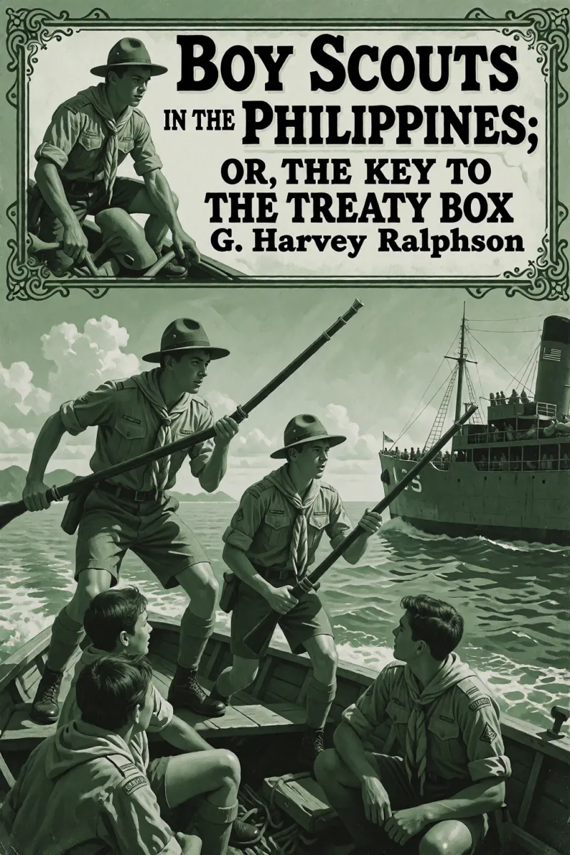 Cover of Boy Scouts in the Philippines; Or, The Key to the Treaty Box by G. Harvey Ralphson