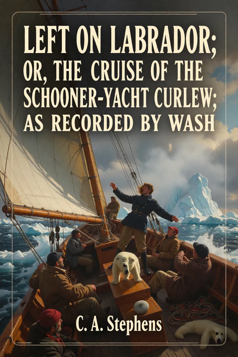 Cover of Left on Labrador; or, The cruise of the Schooner-yacht "Curlew": As Recorded by "Wash" by C. A. Stephens