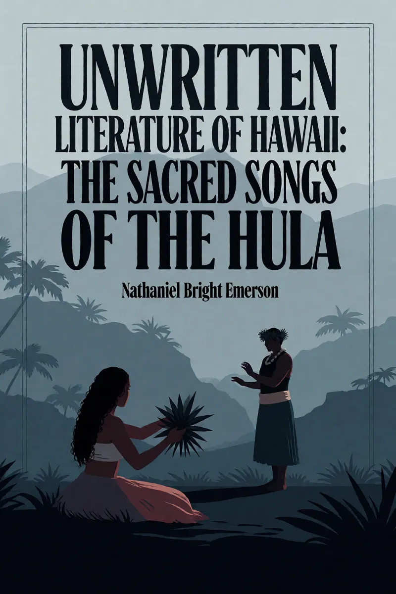 Cover of Unwritten Literature of Hawaii: The Sacred Songs of the Hula by Nathaniel Bright Emerson