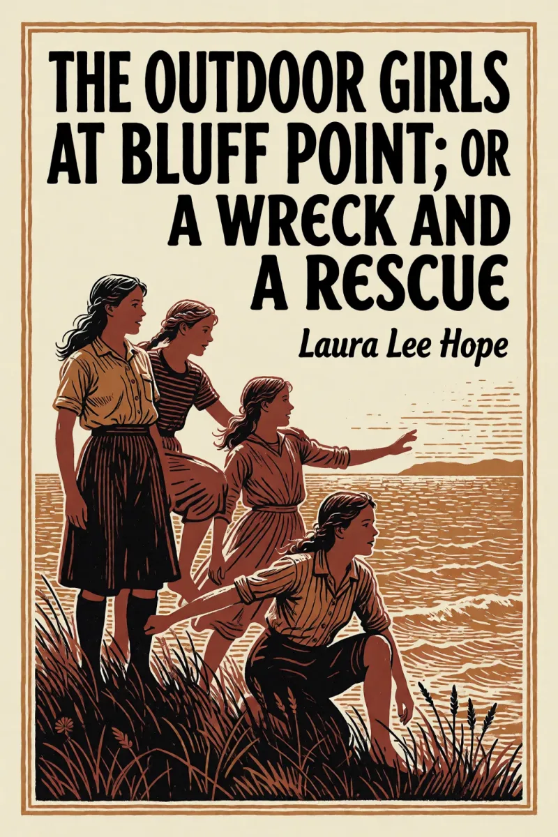 Cover of The Outdoor Girls at Bluff Point; Or a Wreck and a Rescue by Laura Lee Hope