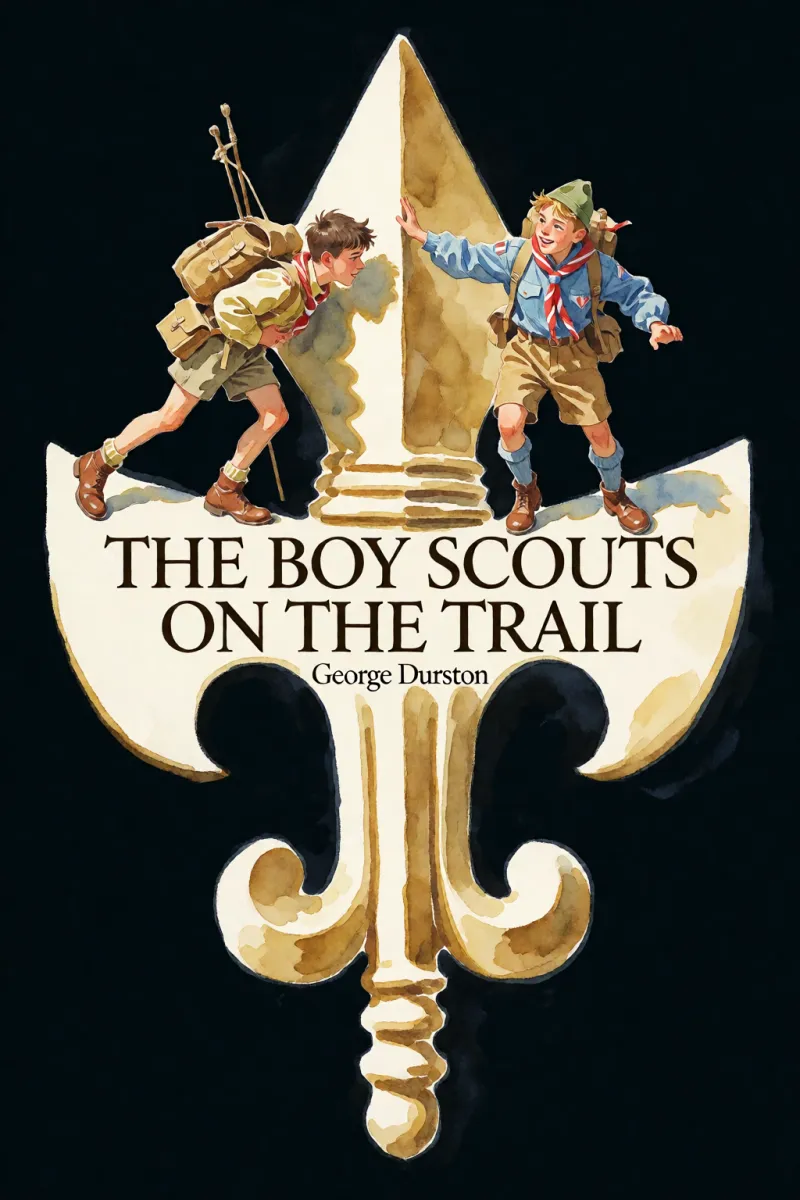 Cover of The Boy Scouts on the Trail by George Durston