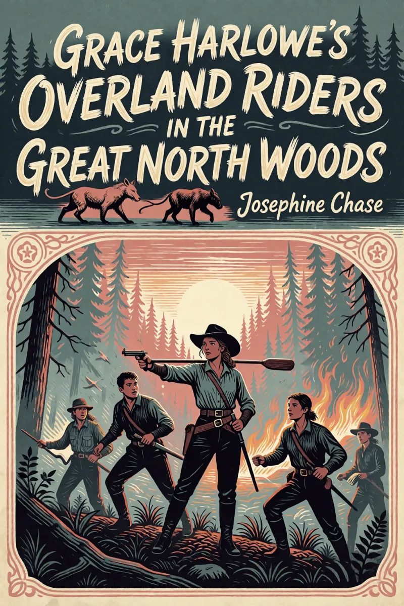 Cover of Grace Harlowe's Overland Riders in the Great North Woods by Josephine Chase