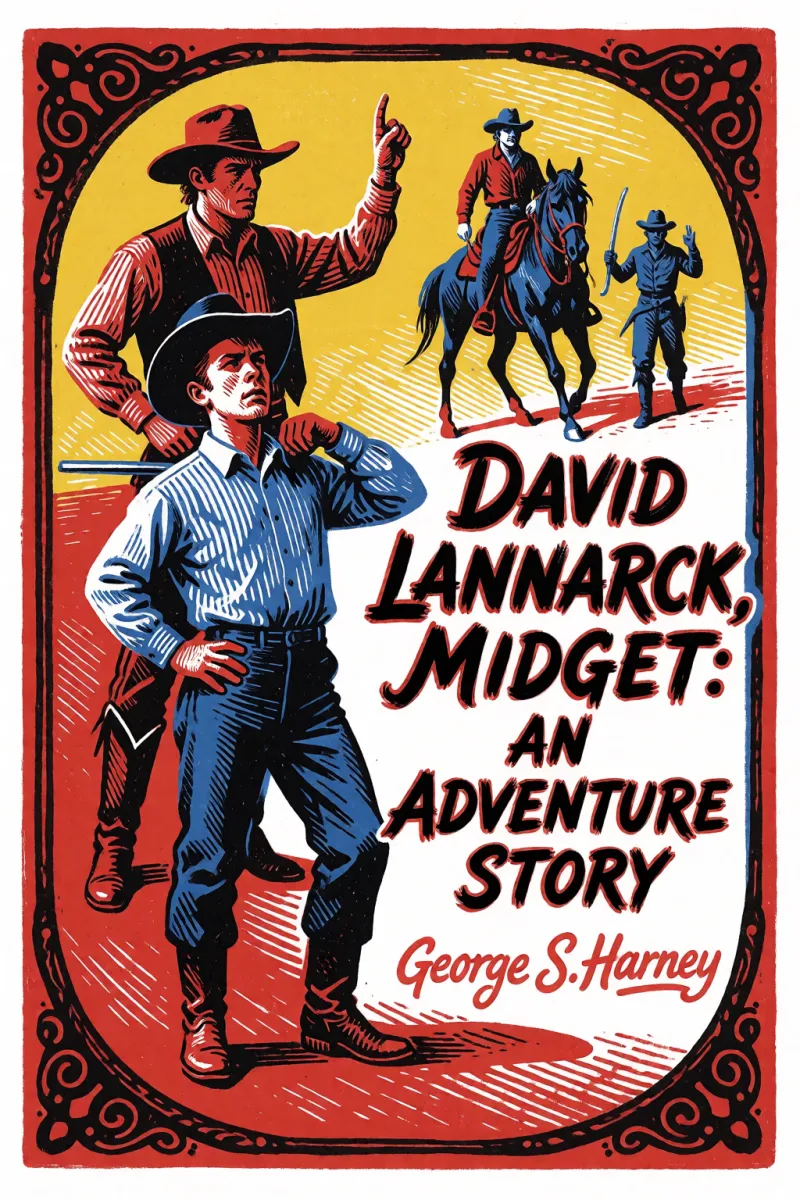 Cover of David Lannarck, Midget: An Adventure Story by George S. Harney
