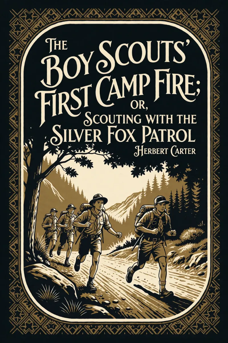 Cover of The Boy Scouts' First Camp Fire; or, Scouting with the Silver Fox Patrol by Herbert Carter