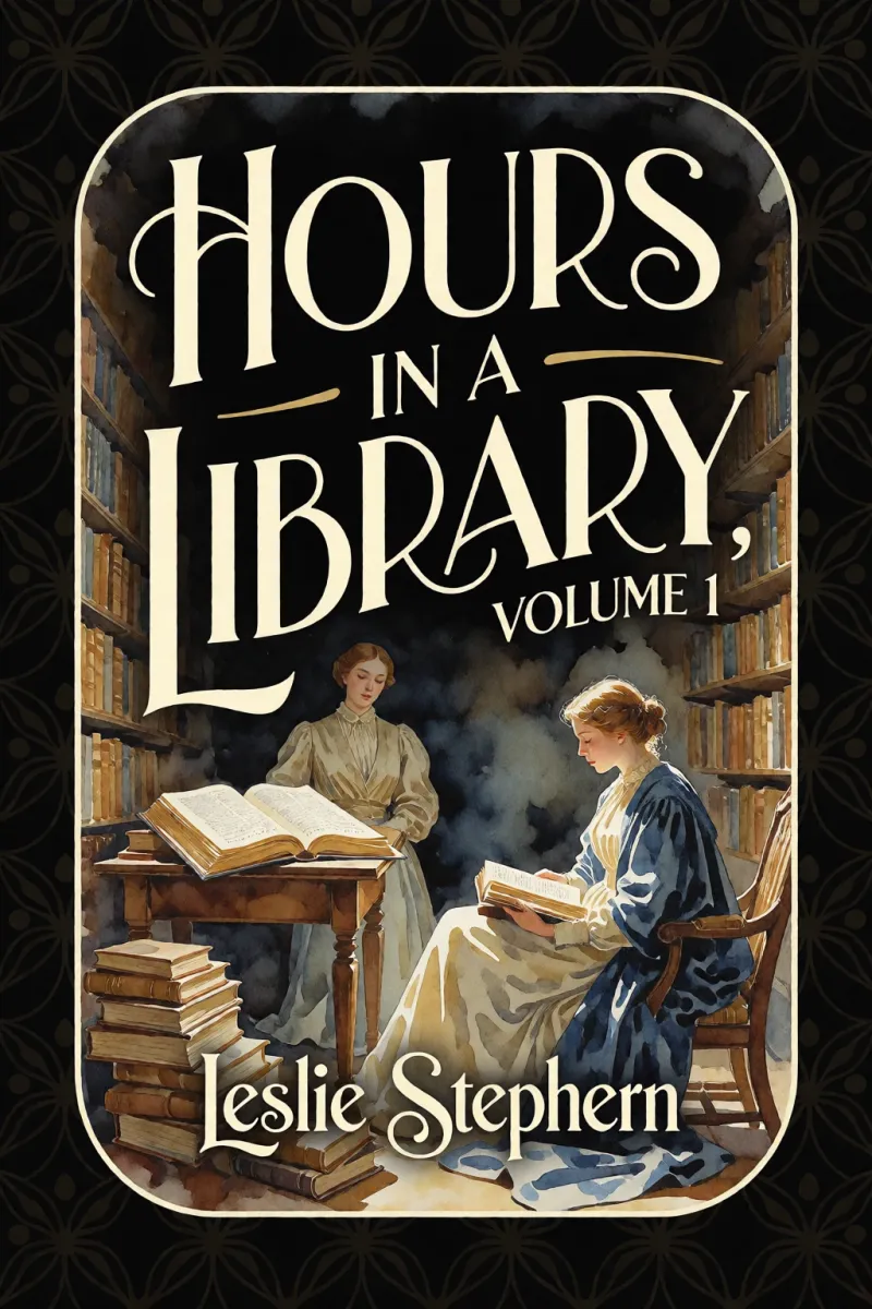Cover of Hours in a Library, Volume 1 by Leslie Stephen