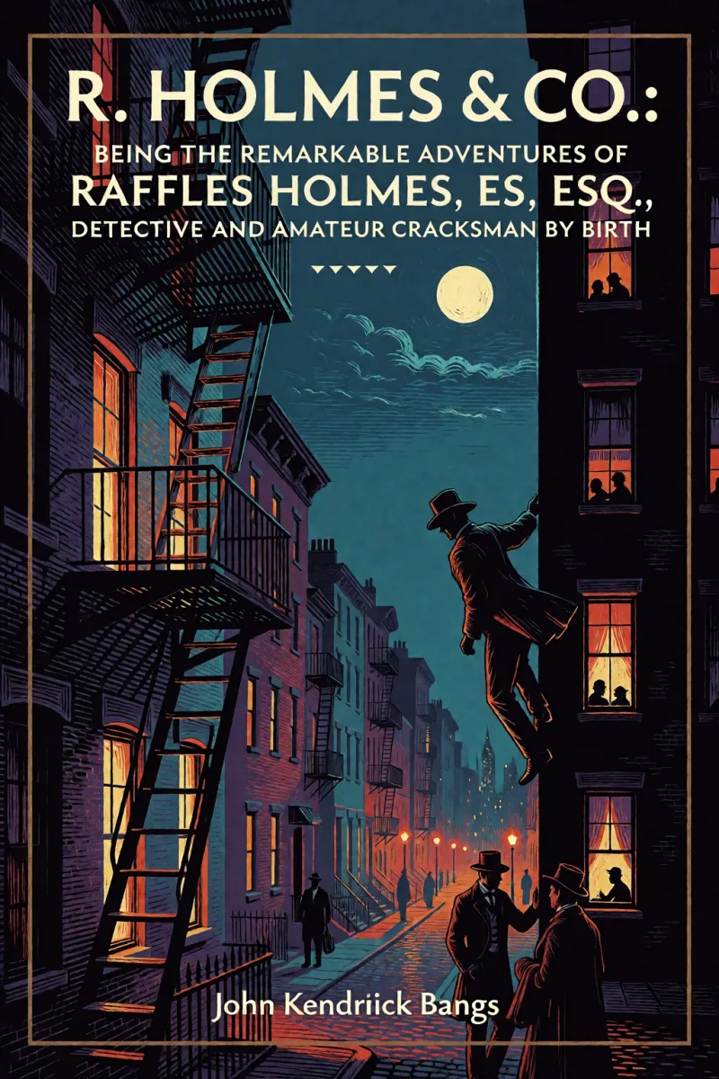 Cover of R. Holmes & Co.: Being the Remarkable Adventures of Raffles Holmes, Esq., Detective and Amateur Cracksman by Birth by John Kendrick Bangs