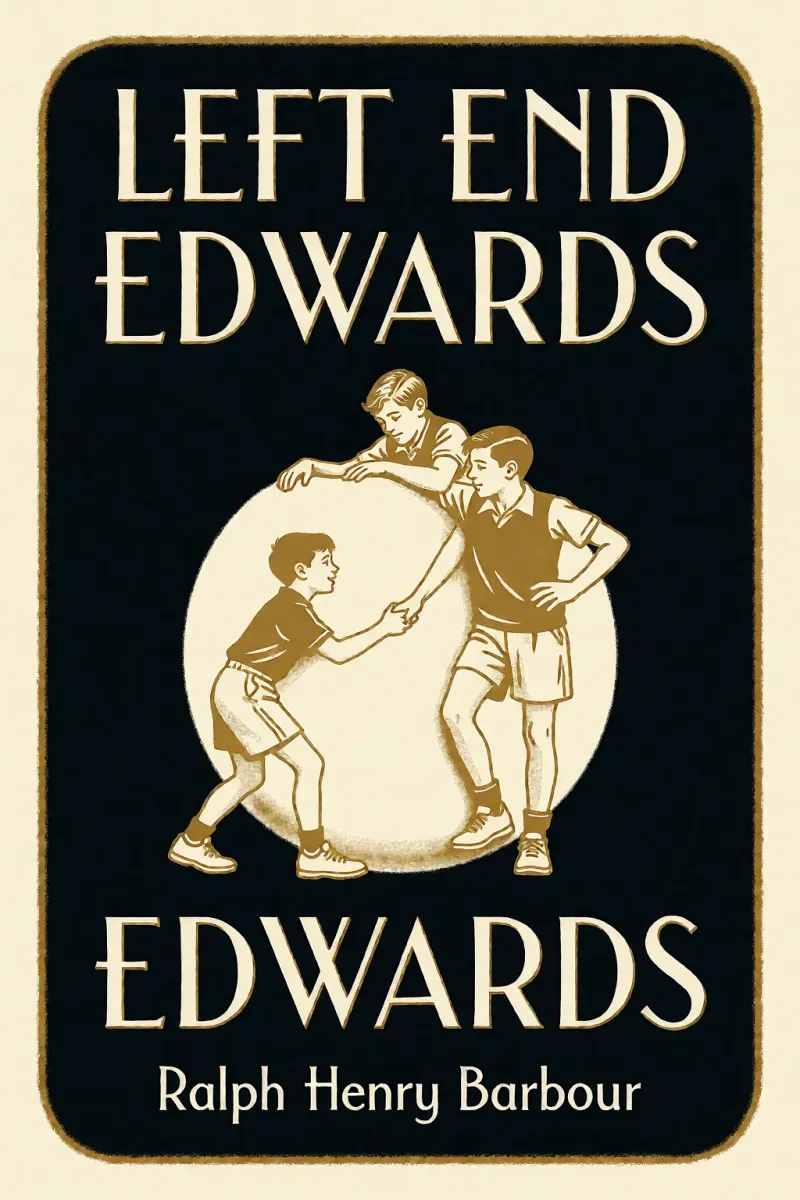 Cover of Left End Edwards by Ralph Henry Barbour