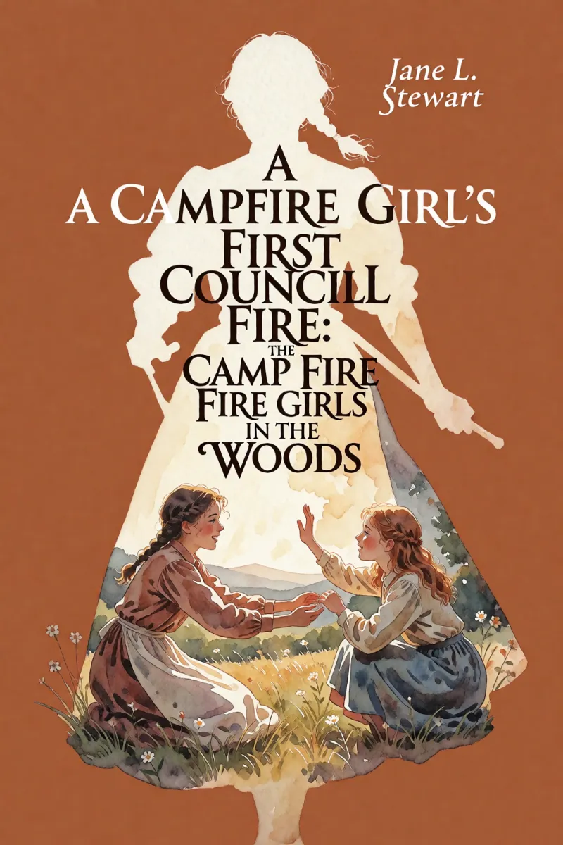 Cover of A Campfire Girl's First Council Fire: The Camp Fire Girls In the Woods by Jane L. Stewart