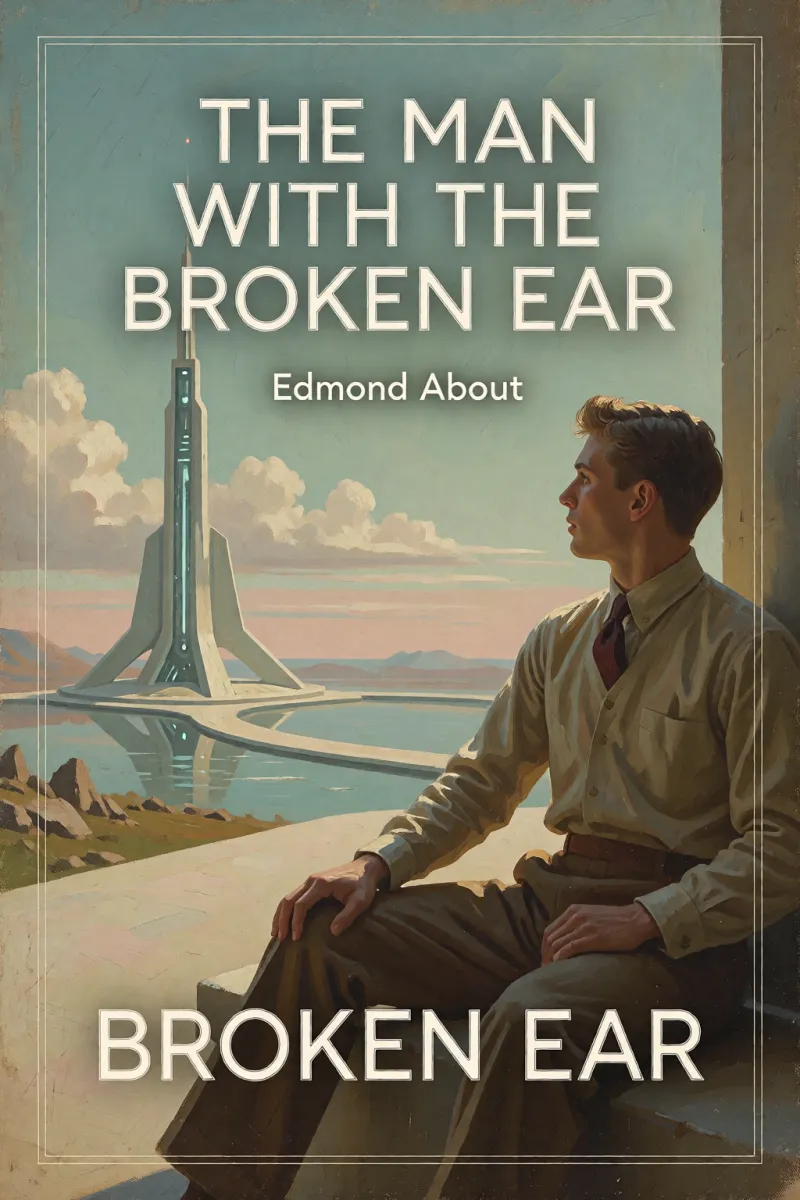 Cover of The man with the broken ear by Edmond About