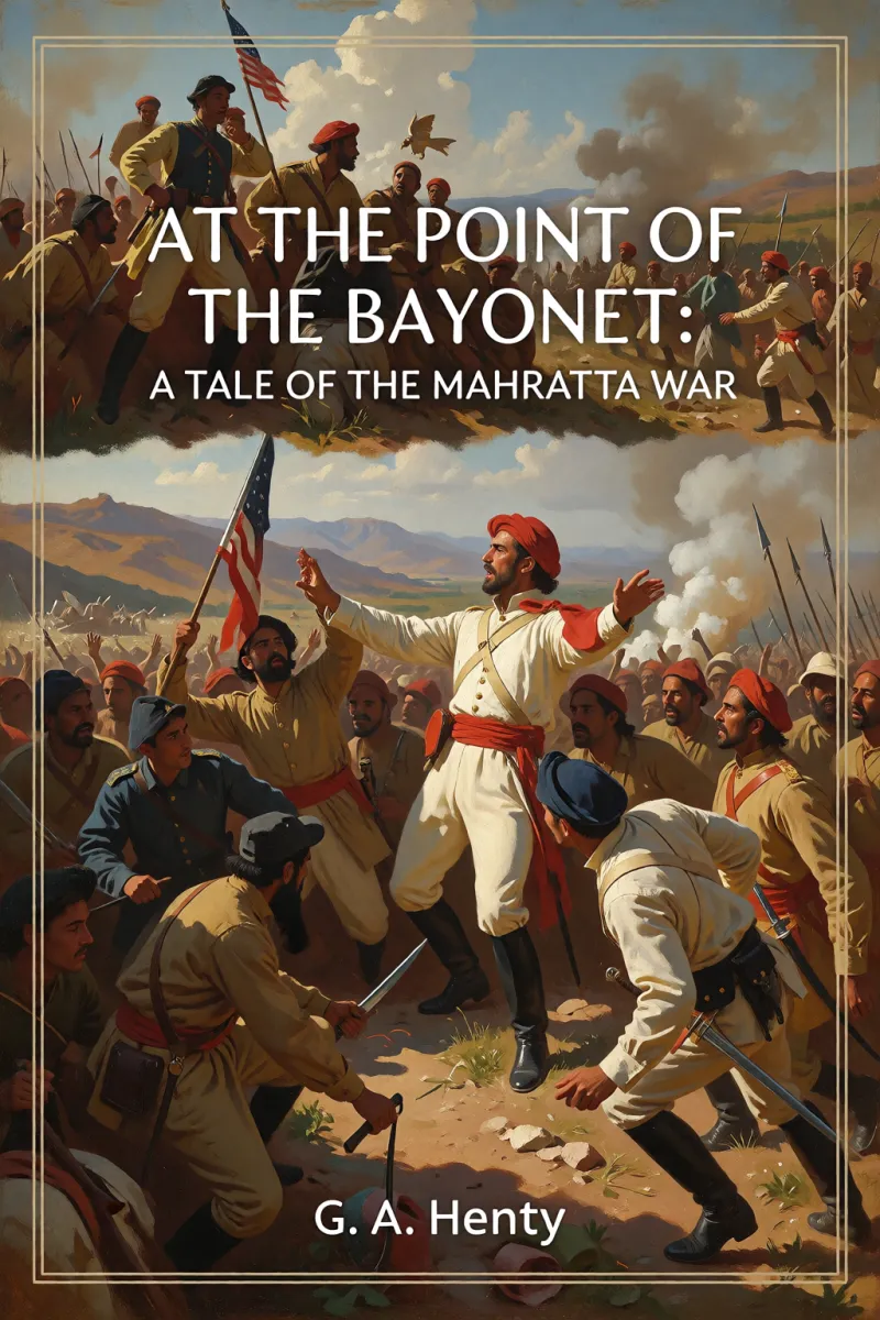 Cover of At the Point of the Bayonet: A Tale of the Mahratta War by G. A. Henty