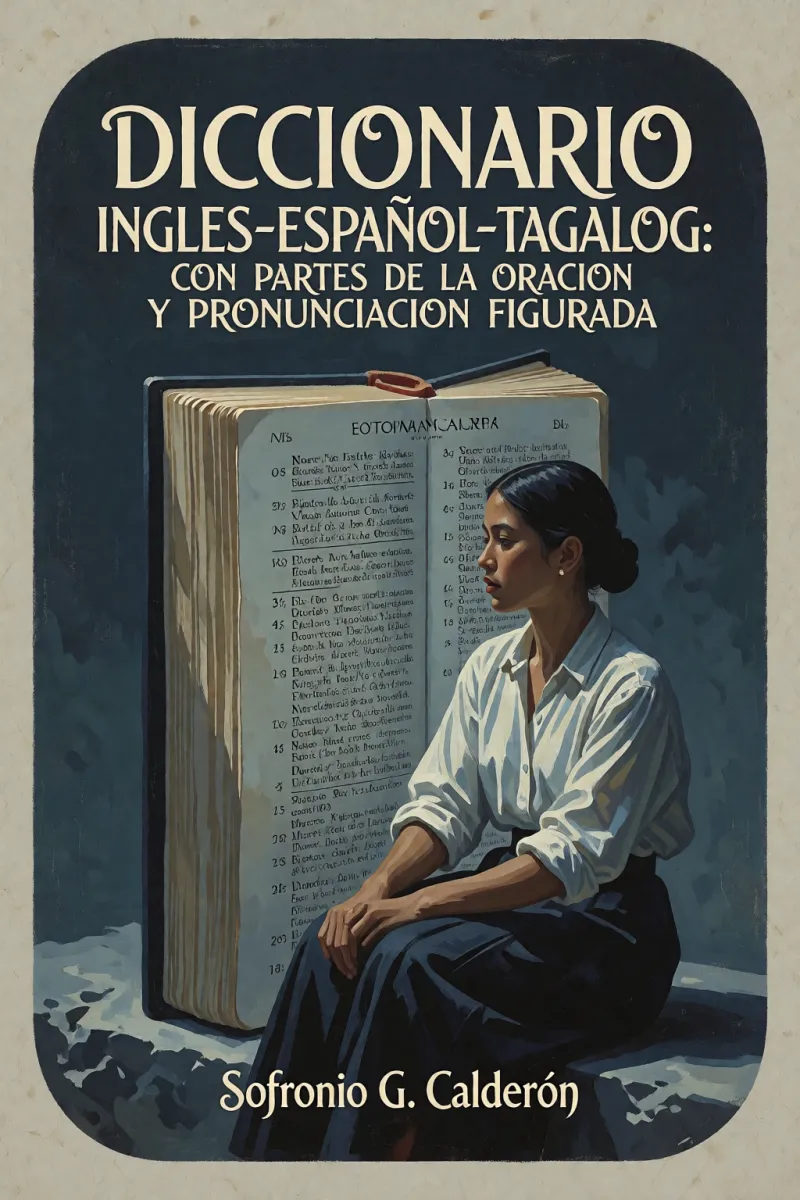 Cover of Diccionario Ingles-Español-Tagalog: Con partes de la oracion y pronunciacion figurada by Sofronio G. Calderón