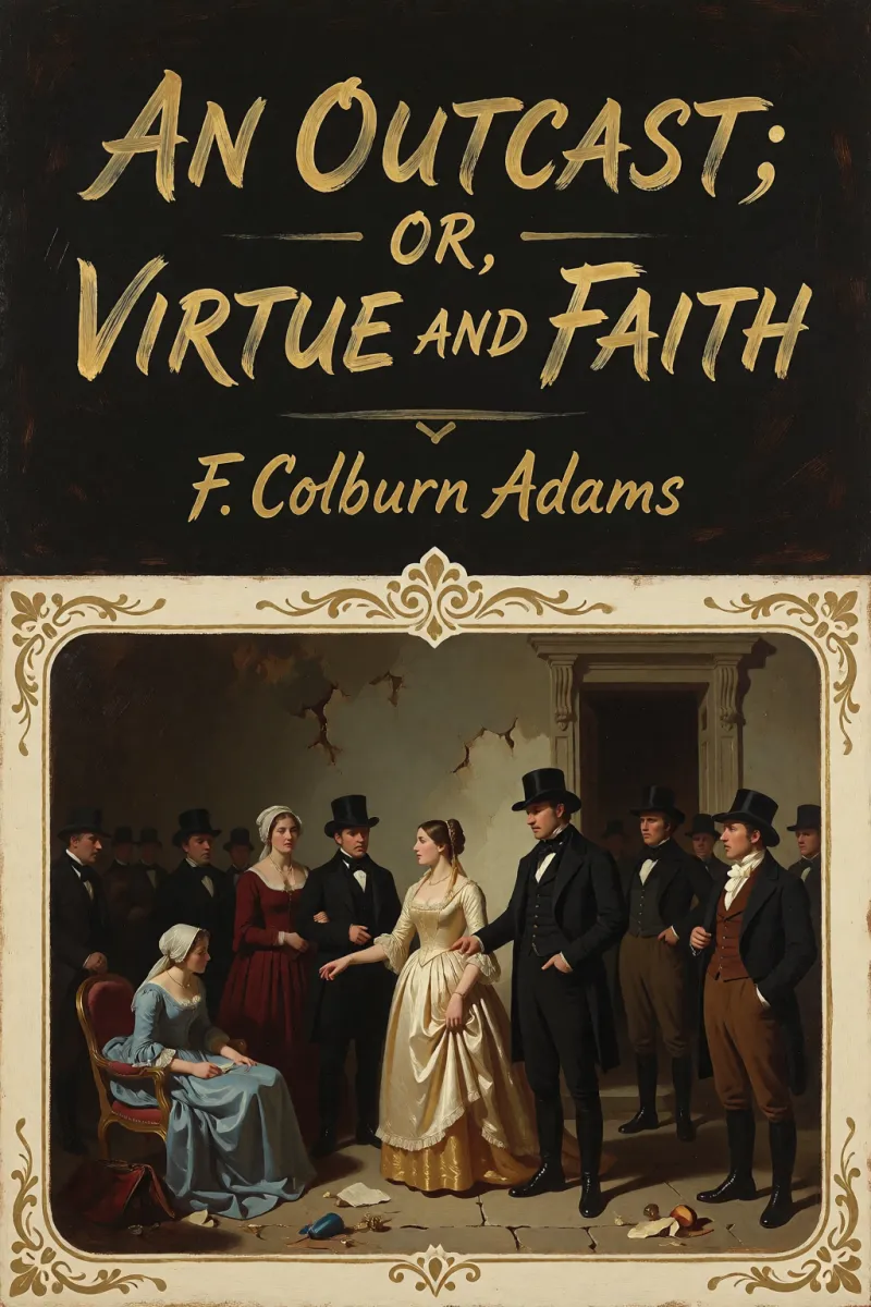 Cover of An Outcast; Or, Virtue and Faith by F. Colburn Adams