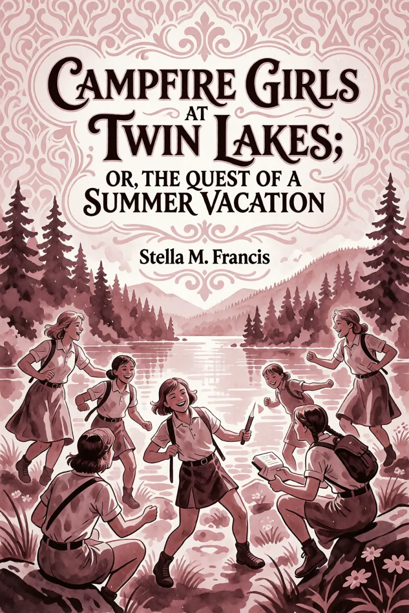 Cover of Campfire Girls at Twin Lakes; Or, The Quest of a Summer Vacation by Stella M. Francis