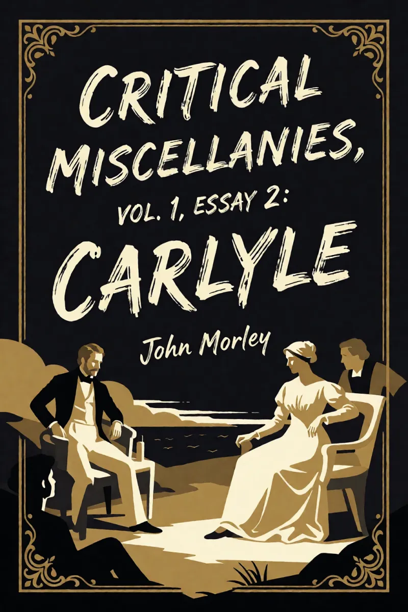 Cover of Critical Miscellanies, Vol. 1, Essay 2: Carlyle by John Morley