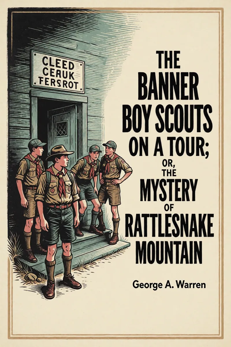 Cover of The Banner Boy Scouts on a Tour; or, The Mystery of Rattlesnake Mountain by George A. Warren