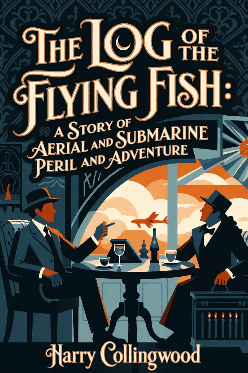 Cover of The Log of the Flying Fish: A Story of Aerial and Submarine Peril and Adventure by Harry Collingwood