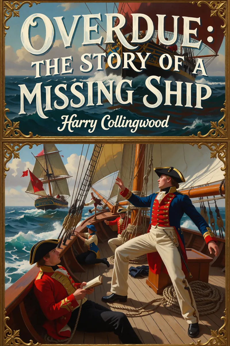 Cover of Overdue: The Story of a Missing Ship by Harry Collingwood