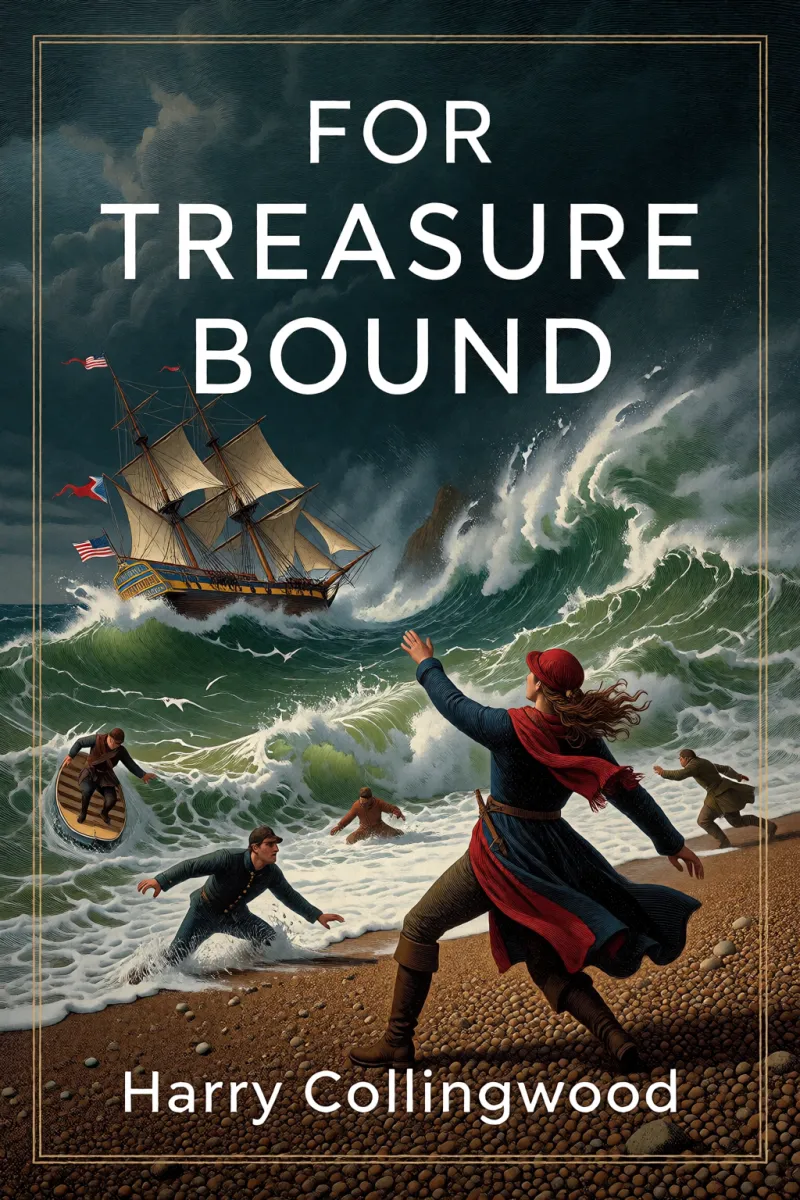 Cover of For Treasure Bound by Harry Collingwood