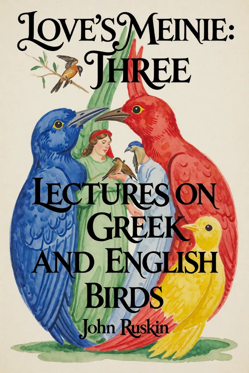 Cover of Love's Meinie: Three Lectures on Greek and English Birds by John Ruskin