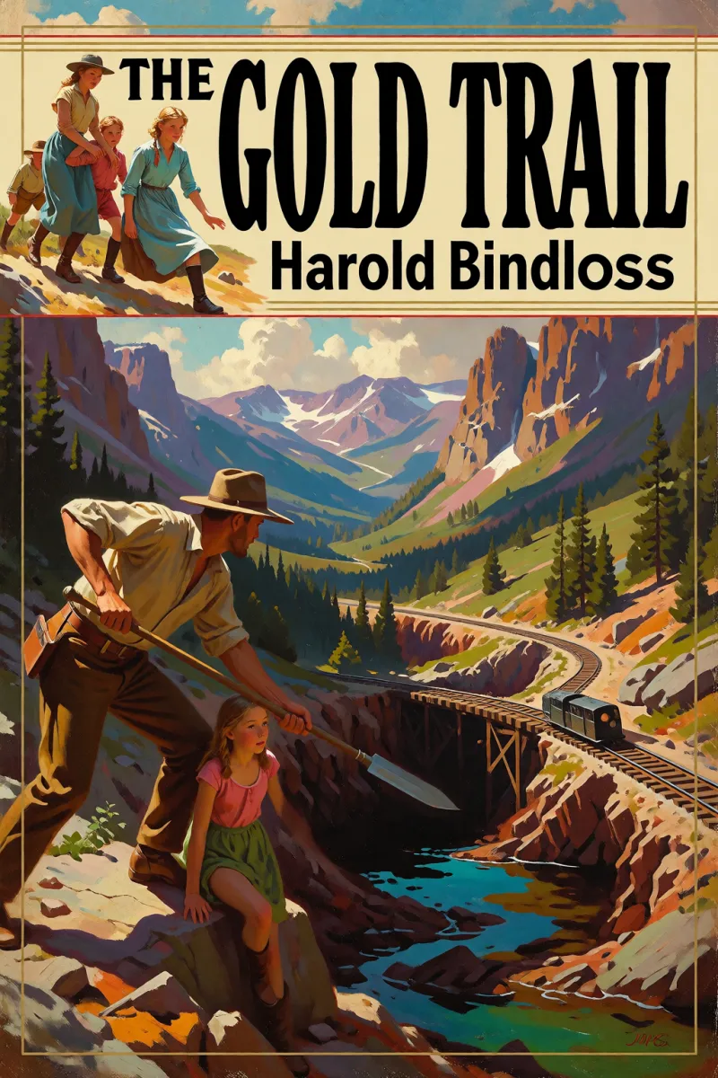 Cover of The Gold Trail by Harold Bindloss