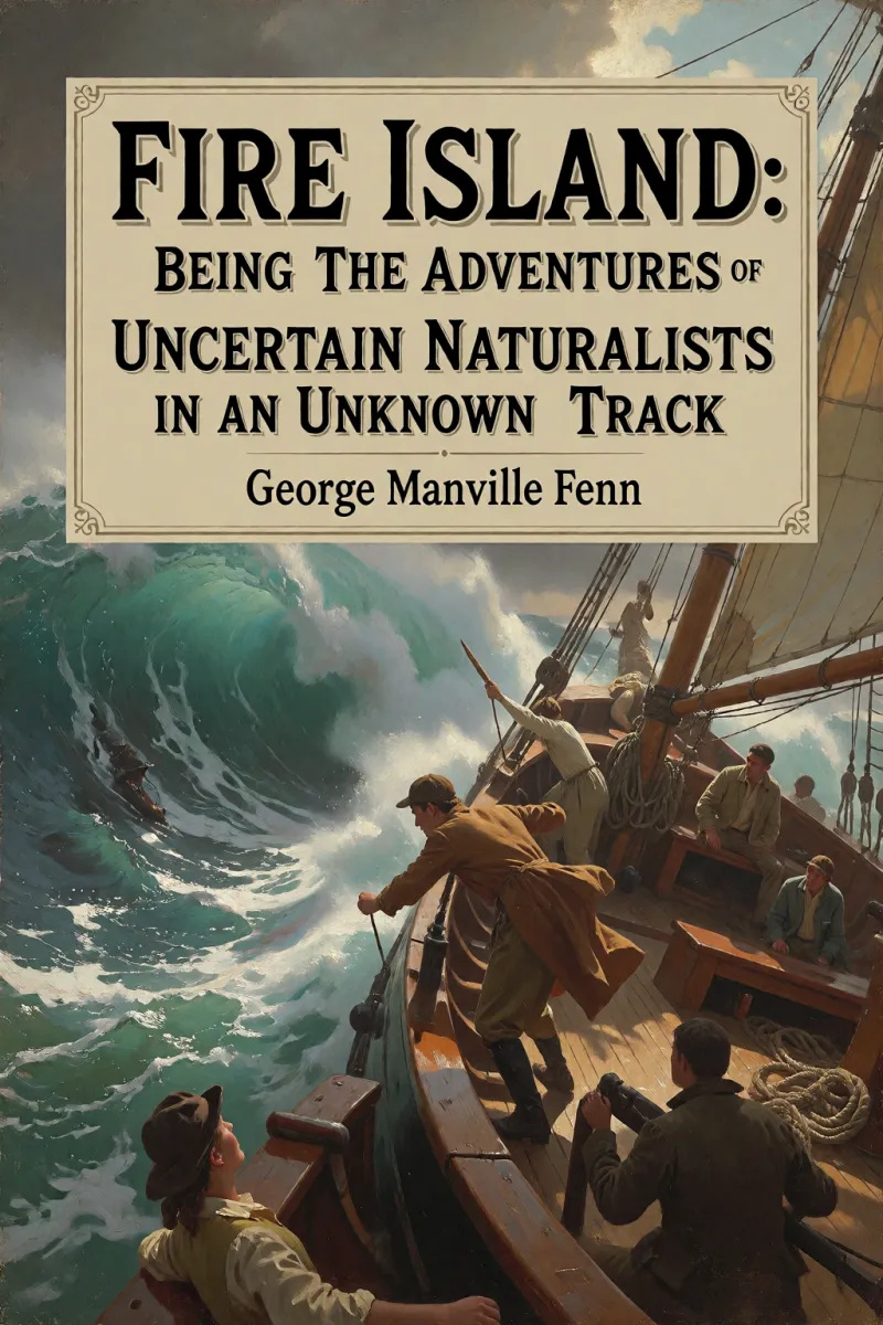 Cover of Fire Island: Being the Adventures of Uncertain Naturalists in an Unknown Track by George Manville Fenn