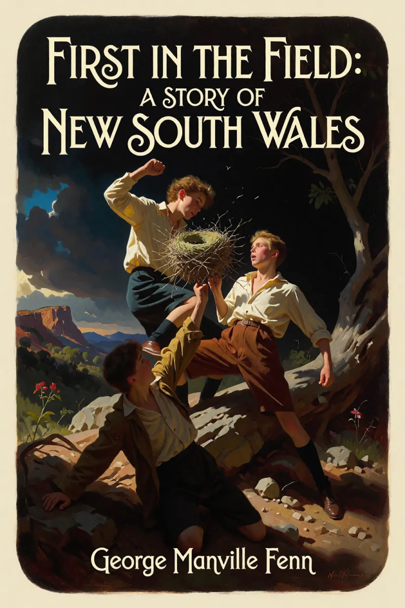Cover of First in the Field: A Story of New South Wales by George Manville Fenn