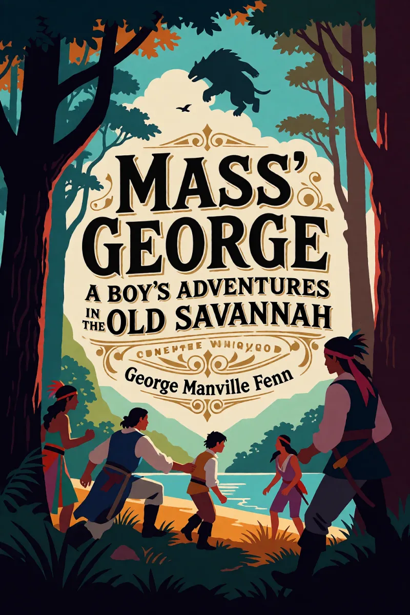 Cover of Mass' George: A Boy's Adventures in the Old Savannah by George Manville Fenn