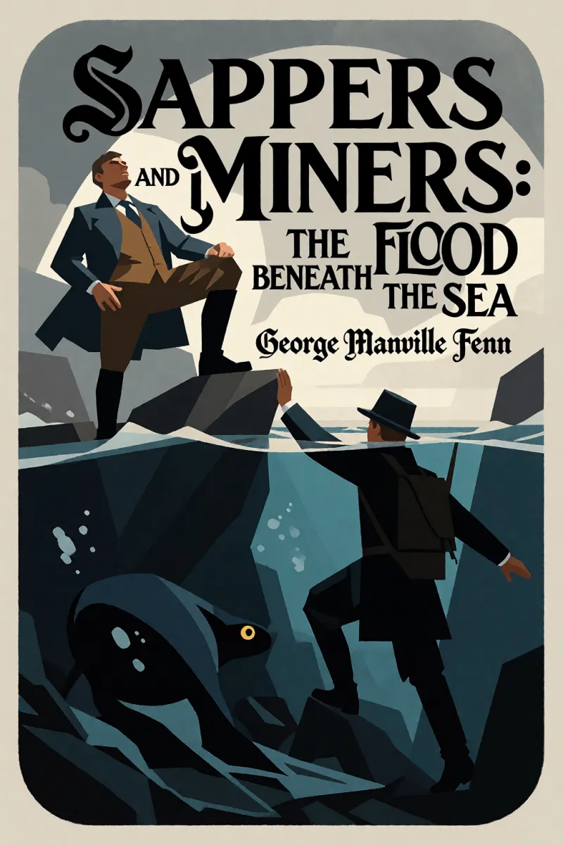 Cover of Sappers and Miners: The Flood beneath the Sea by George Manville Fenn