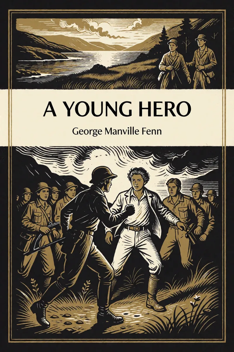 Cover of A Young Hero by George Manville Fenn
