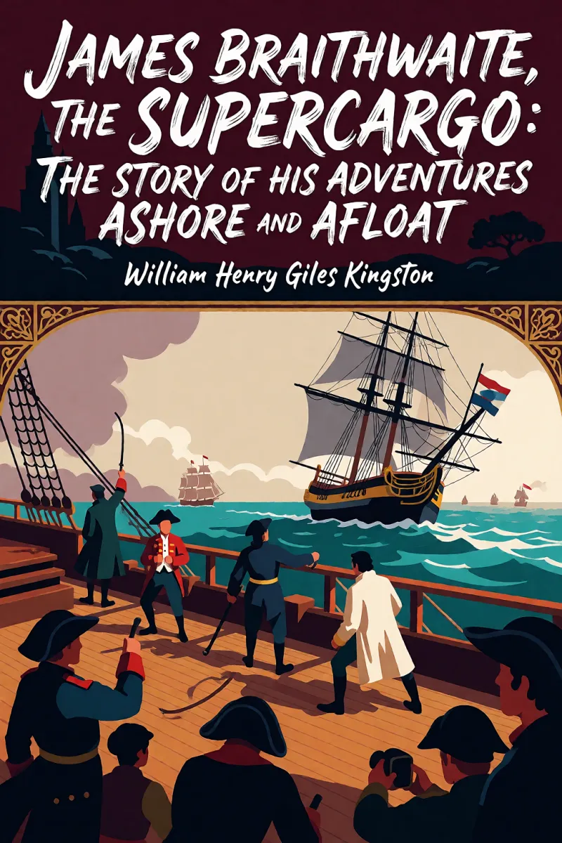 Cover of James Braithwaite, the Supercargo: The Story of his Adventures Ashore and Afloat by William Henry Giles Kingston